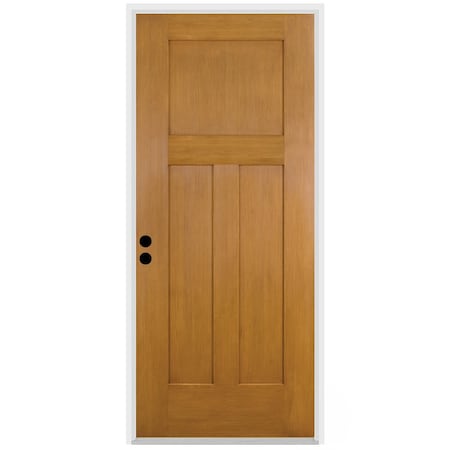 Trimlite Exterior Single Door, Right Hand/Inswing, 1.75 Thick, Fiberglass 2868RHISPFG3PSHK691610BM